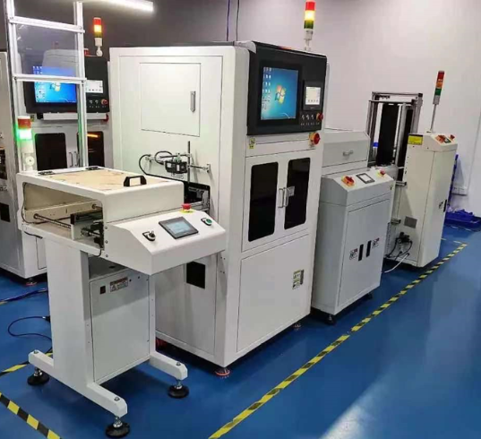ICT在線測試、IC在線燒錄和FCT在線功能測試自動化流水線